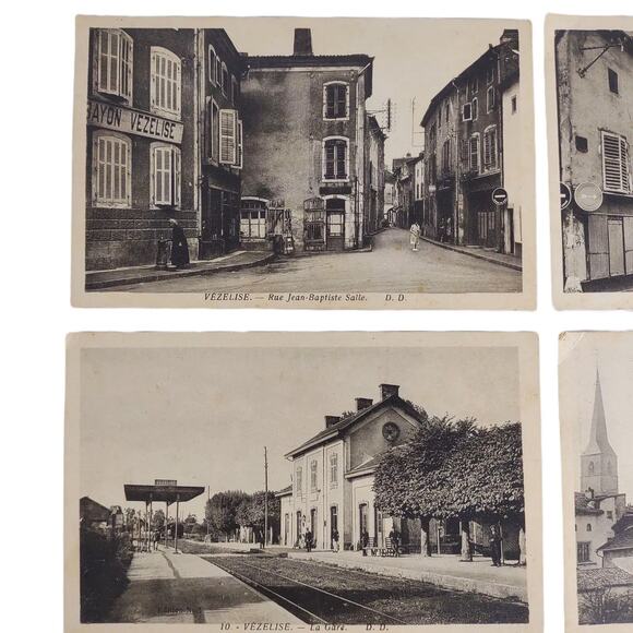 1920s Pre-War VEZELISE Lorraine FRANCE Photo Postcards Daniel Delboy Lot 5 - Picture 3 of 6